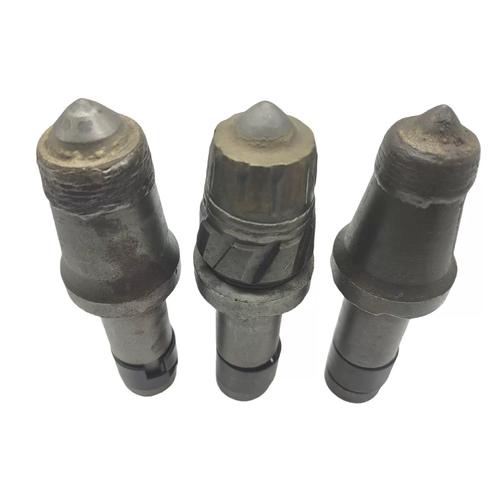 旋挖机钻头的硬核之选 子弹头3060/3050粗颗粒硬质合金煤截齿钻头解析